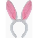PINK FUR WHITE BUNNY EARS