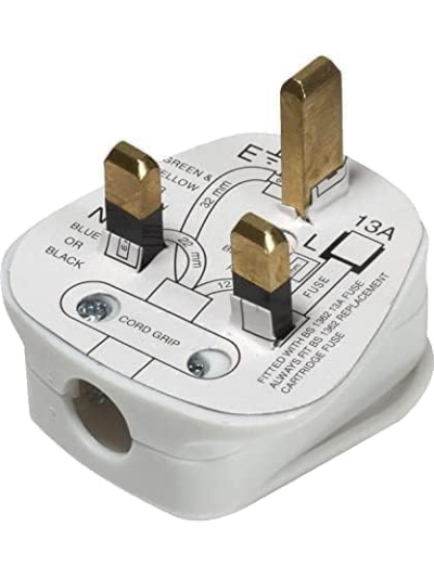 FUSED 13A PIN PLUG