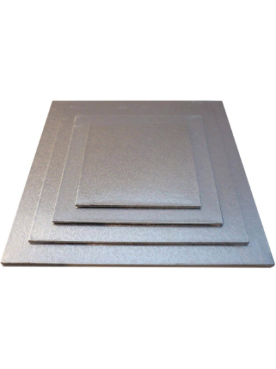14IN SQ EMB D/THICK CAKE BOARD 3MM PK10