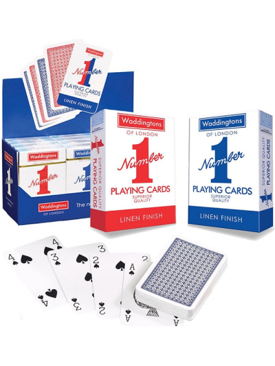 WADDINGTONS NO1 PLAYG CARDS 1 X 12S