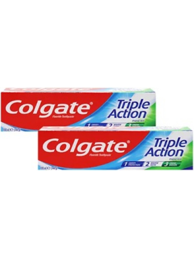 COLGATE TRIPLE ACTION MENTHE TOOTPASTE,100ML