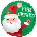 ANAGRAM 18" STANDARD "MERRY CHRISTMAS" FOIL BALLOON