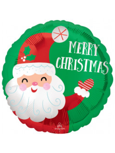 ANAGRAM 18" STANDARD "MERRY CHRISTMAS" FOIL BALLOON
