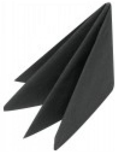 2 PLY BLACK NAPKINS PK100