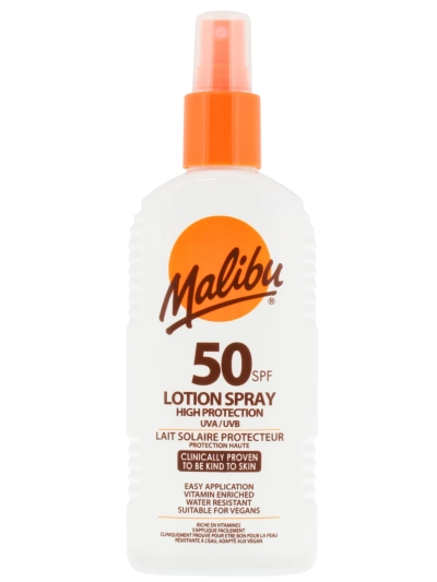 MALIBU 200ML SPF 50 LOTION SPRAY