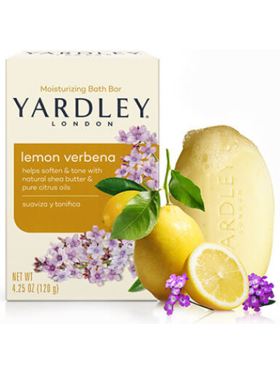 YARDLEY MOISTURIZING BATH  BAR LEMON VERBENA, 120G