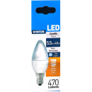 STATUS LED CANDLE PEARL "DAY LIGHT" SMALL SCREW CAP 5.5W=40W
