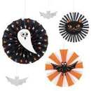UNIQUE BATS/BOOS HALLOWEEN HANGING DECO