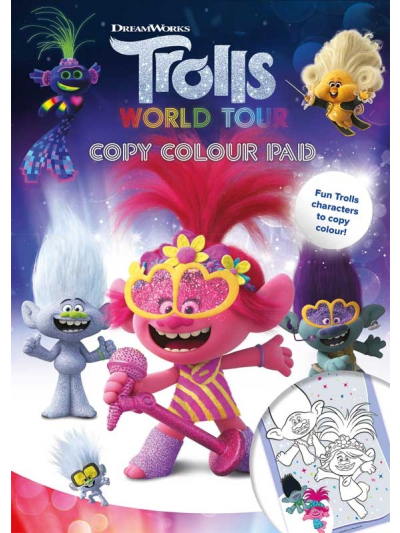 TROLLS COPY COLOUR PAD BY DREAMWORKS