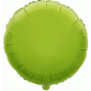 UNIQUE 18" ROUND LIME GREEN FOIL BALLOON