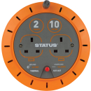 STATUS 2 SOCKET 10 METER CABLE REEL