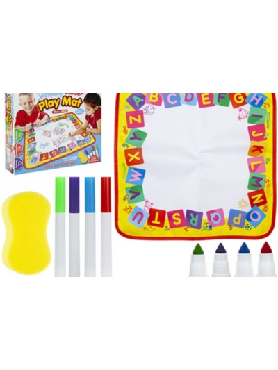 WASHABLE DOODLE PLAY MAT : 48CM X 48CM