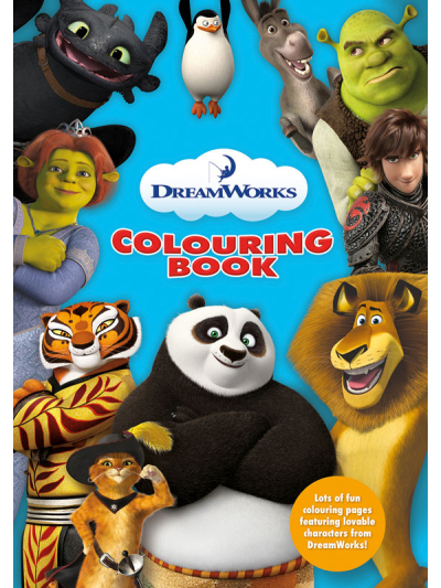 COLOURING BOOK BY DREAMWORKS