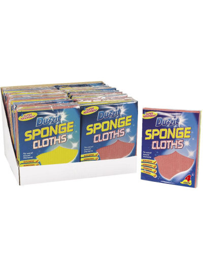 DUZZIT SPONGE CLOTHS 3PK