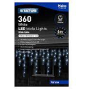 STATUS 360 WHITE LED ICICLE LIGHTS