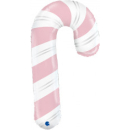 GRABO 41" PINK CANDY CANE FOIL BALLOON