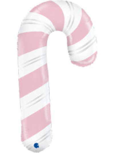 GRABO 41" PINK CANDY CANE FOIL BALLOON
