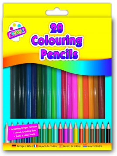20 FULL SIZE COLOUR PENCILS