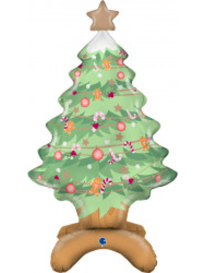 GRABO 38" "THE STANDUPS- CHRISTMAS TREE" SHAPE FOIL BALLOON