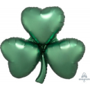 ANAGRAM 29" EMERALD SATIN SHAMROCK SUPERSHAPE BALLOON