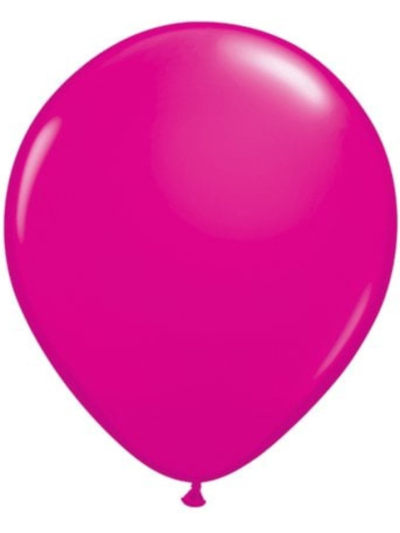 QUALATEX WILDBERRY  11"(PACK OF 25 ROUND BALLOONS).