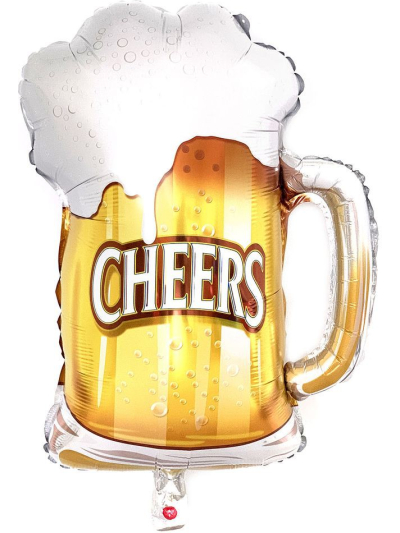 QUALATEX CHEERS BEER MUG 35" SHAPE