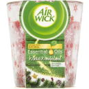 AIRWICK INFUSED WITH NATURAL ESSENTIAL OILS"SEASONAL EDITION" CANDLE : WINTER WONDERLAND, 105G
