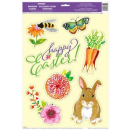 FLORAL EASTER WINDOW CLING