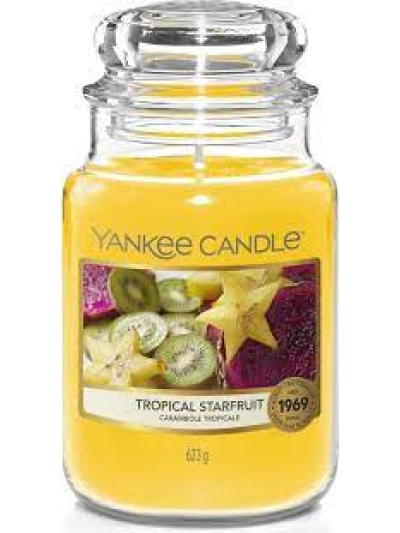 YANKEE CANDLE 623G LARGE JAR TROPICAL STARFRUIT
