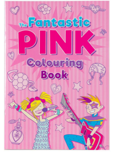 THE FANTASTIC PINK COLOURING BOOK