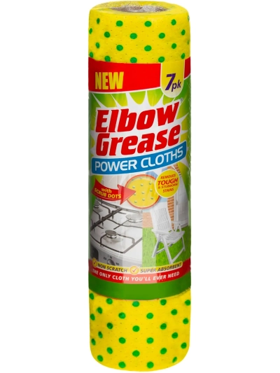 ELBOW GREASE POWER CLOTH 7PK