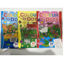 COLOUR BY DOTS: SOLD SINGLES AND IN PACK OF 4 ASSORTED TYPES