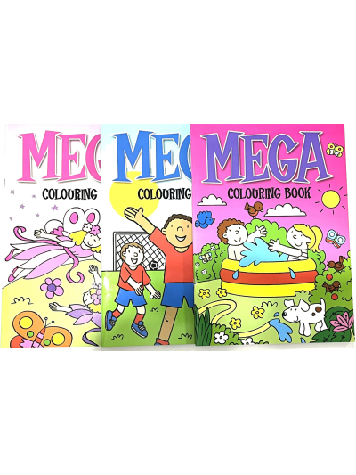 MEGA COLOURING BOOK: SOLD SINGLE AND IN SET