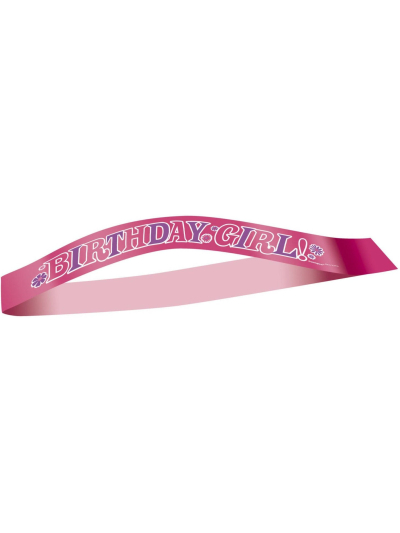 UNIQUE BIRTHDAY GIRL SATIN SASH