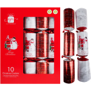 CHRISTMAS CRACKERS 10X14" TRAD SANTA