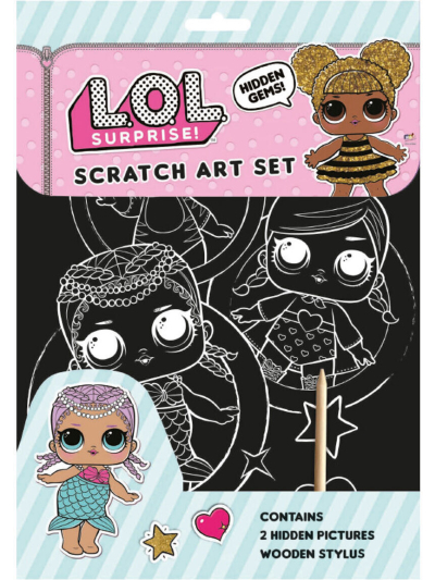 LOL SURPRISE SCRATCH ART SET