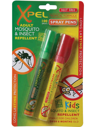 MOSQUITO TWIN PEN SPRAY TWIN SET 10ML( ADULTS & KIDS)