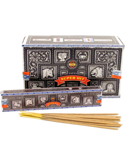 SATYA SUPER HIT INCENSE STICKS 12 PIECES