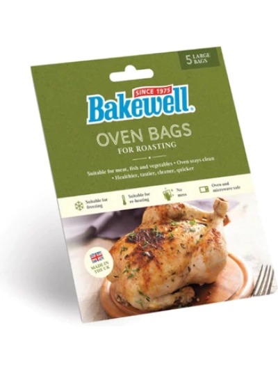 BAKEWELL OVEN BAGS FOR ROASTING LRG PK5