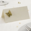 3D BUTTERFLY GOLD PLACE CARDS PK10