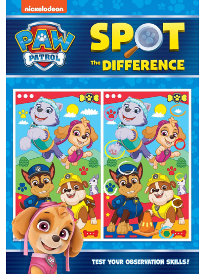 PAW PATROL SPOT THE DIFFERENCE BOOK