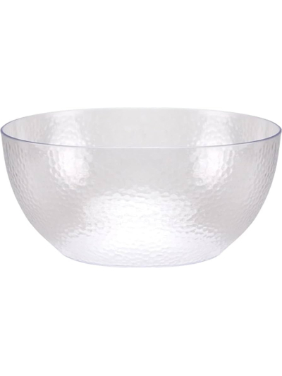 30OZ CLEAR PLASTIC PEBBLED BOWL
