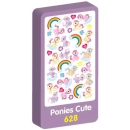 PURPLE PEACH STICKERS PONIES CUTE