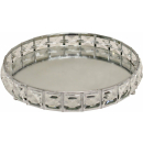 SIFCON 21CM MIRROR TRAY WITH BEADS