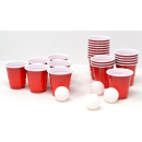 16PC SHOT PONG  WITH 2 BALLS