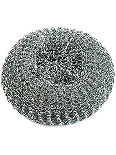 GALVANIZED MESH SCOURER SILVER PK4