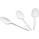R/MARKETS WHITE PLASTIC TEASPOONS PK100
