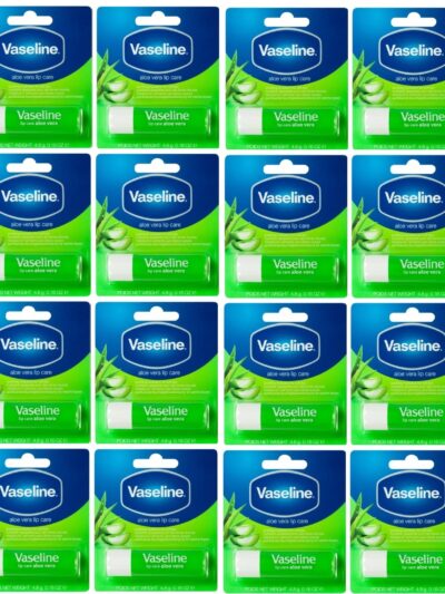 VASELINE ALOE VERA 4.8G LIP CARE STICK PACK OF 24