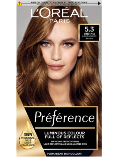 L'OREAL PARIS 5.3 VIRGINIA LIGHT GOLDEN BROWN