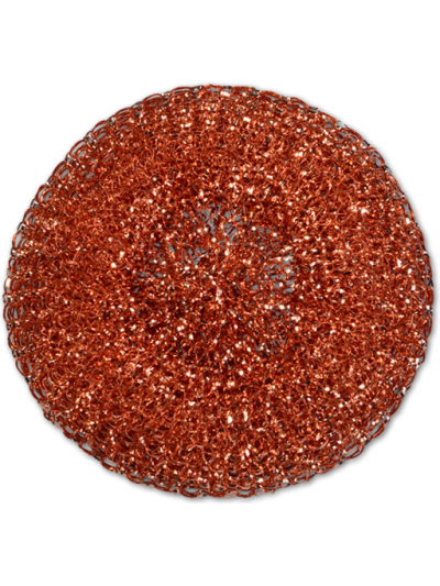 GALVANIZED MESH COPPER SCOURER PK4